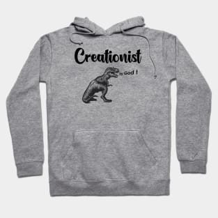 Creationist Dinosaur by God Hoodie